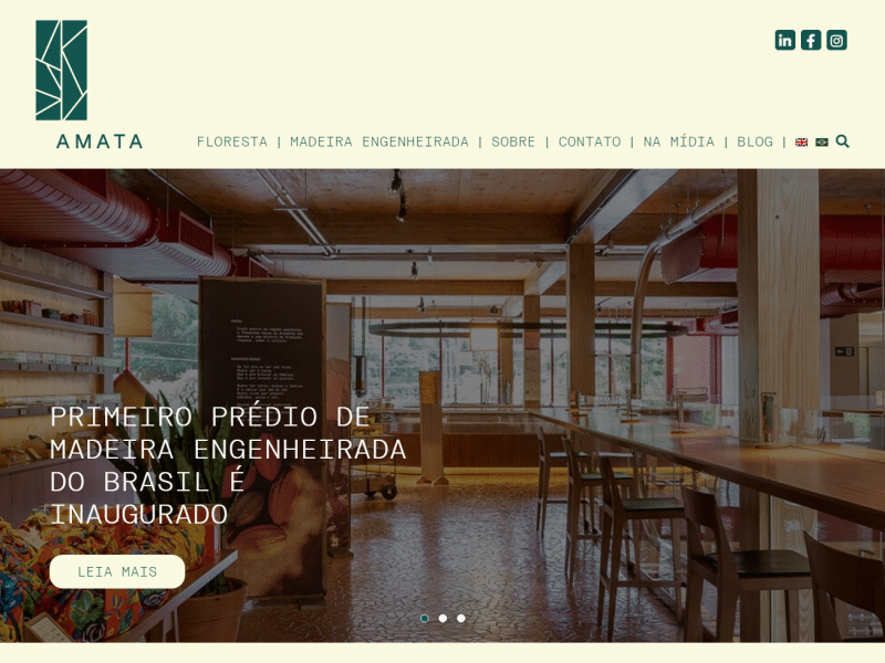 Website Amata Brasil