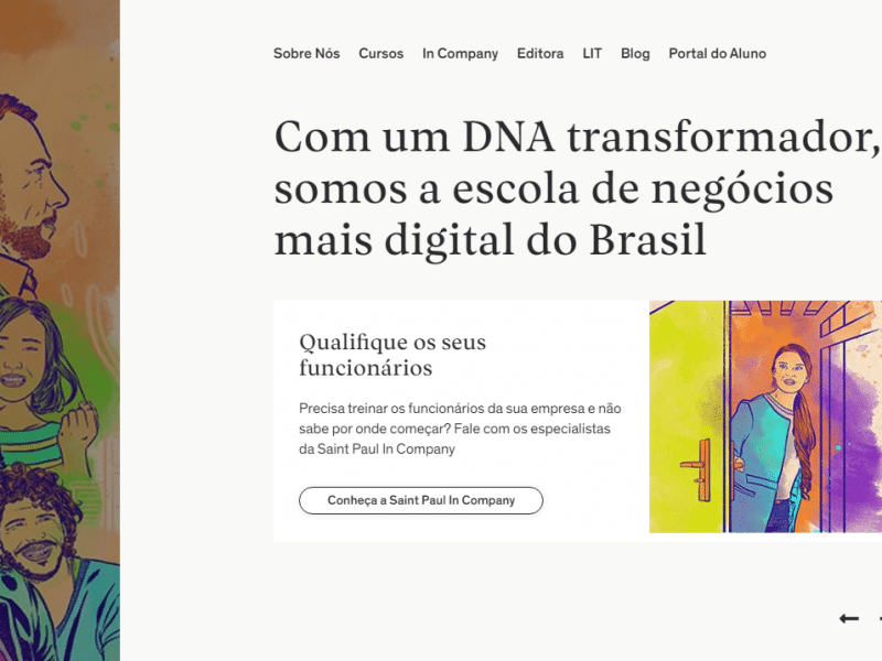 Loja virtual Saint Paul