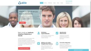 Website Abathon – Clínica em SP